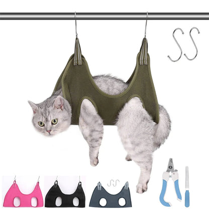 Pet Grooming Hammock Bag Kit